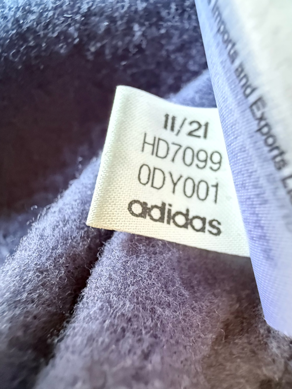adidas Originals Plus Size Cropped Sweatshirt, 2XL Ladies - Picture 7 of 8